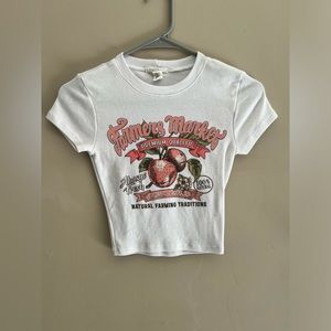 Full tilt cropped farmers market top